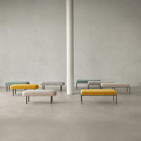 BANQUETA TURIN MOSTAZA