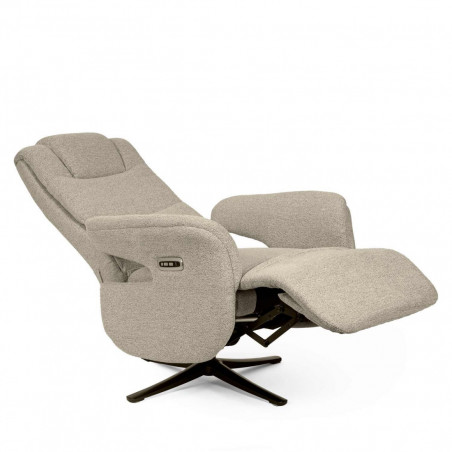 SILLON RELAX 2 MOTORES SATOMI TAUPE