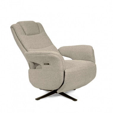 SILLON RELAX 2 MOTORES SATOMI TAUPE