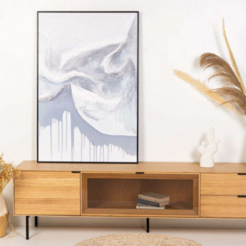 CUADRO WET 80*120 NEGRO 2