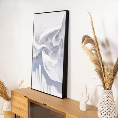 CUADRO WET 80*120 NEGRO