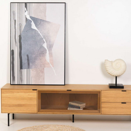 CUADRO RAYFISH 80*120 NEGRO