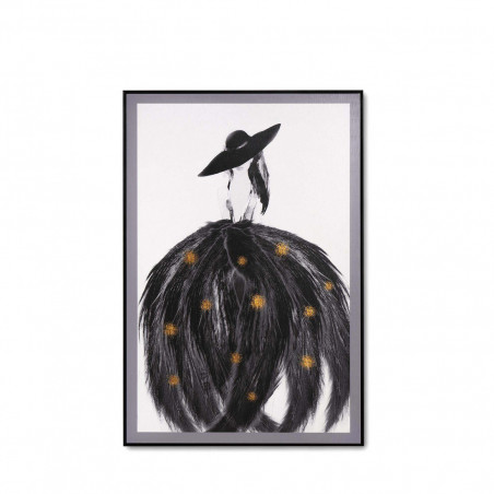 CUADRO ELEGANCE 80*120 NEGRO