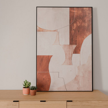 CUADRO PIECE 80*120 NEGRO