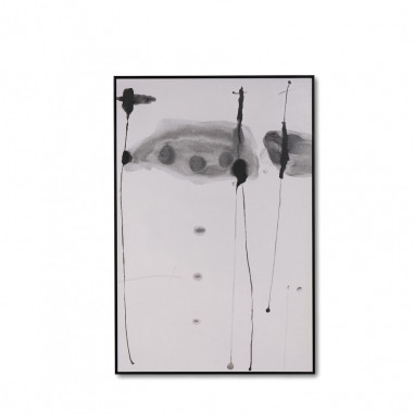 CUADRO CLOUDED 80*120 NEGRO