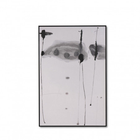 CUADRO CLOUDED 80*120 NEGRO