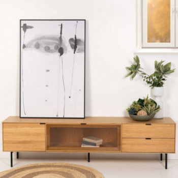 CUADRO CLOUDED 80*120 NEGRO 2