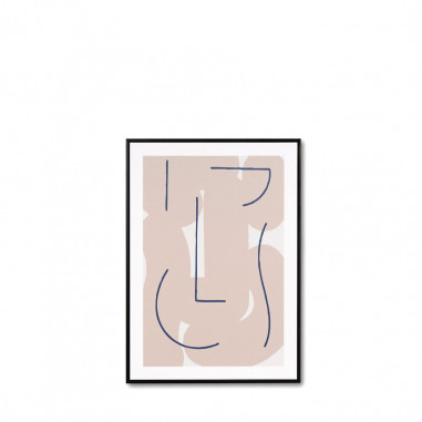 CUADRO MARINO 3 50*70 NEGRO