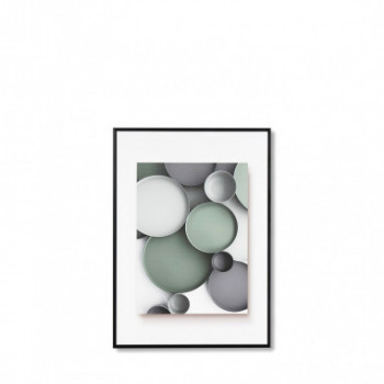 CUADRO GREEN OLD 3 50*70 NEGRO