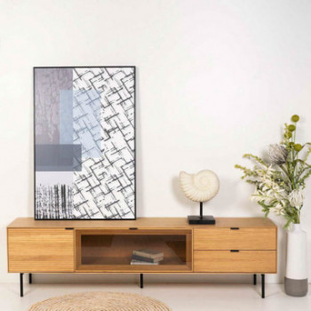 CUADRO TETRIS 80*120 NEGRO 2