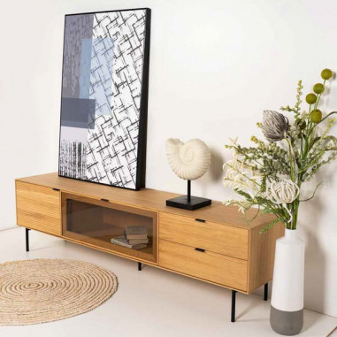 CUADRO TETRIS 80*120 NEGRO