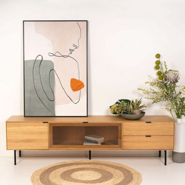 CUADRO BREAST 80*120 NEGRO