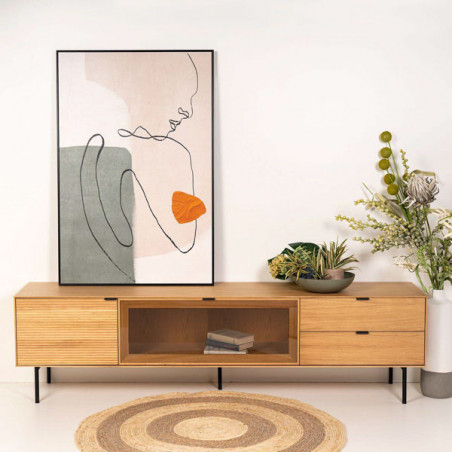 CUADRO BREAST 80*120 NEGRO