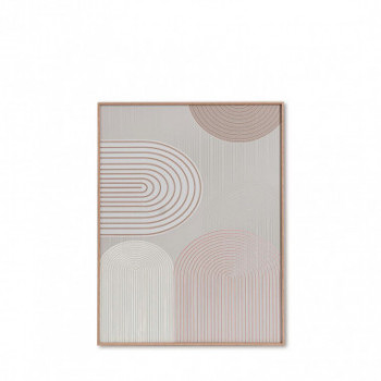 CUADRO HALF-OVAL 60*80 ROBLE