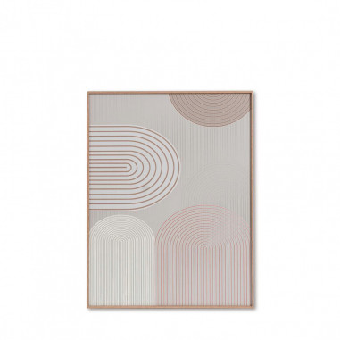 CUADRO HALF-OVAL 60*80 ROBLE