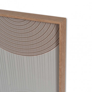 CUADRO HALF-OVAL 60*80 ROBLE