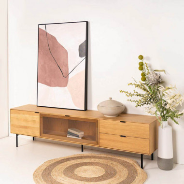 CUADRO NEAR 80*120 NEGRO