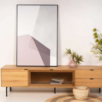 CUADRO GREYS 80*120 NEGRO 2