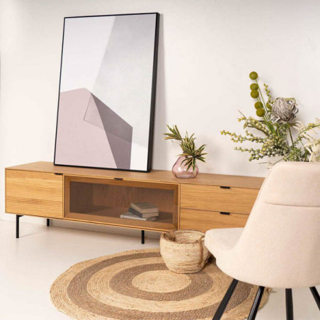 CUADRO GREYS 80*120 NEGRO