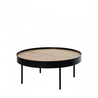 MESA CENTRO BILL ROBLE/NEGRO