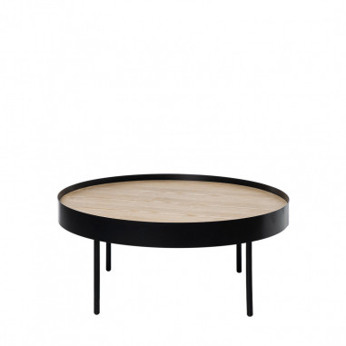 MESA CENTRO BILL ROBLE/NEGRO