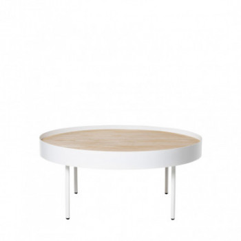 MESA CENTRO BILL ROBLE/BLANCO 2