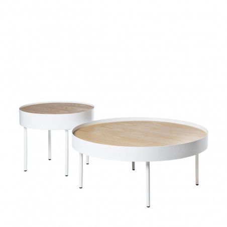 MESA CENTRO BILL ROBLE/BLANCO