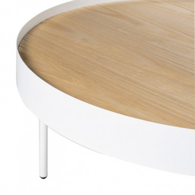 MESA CENTRO BILL ROBLE/BLANCO