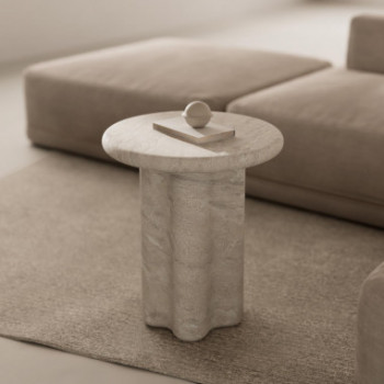 MESA CENTRO EMERIC MARMOL TRAVERTINO 2