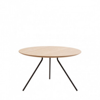 MESA CENTRO DAVID ROBLE/NEGRO