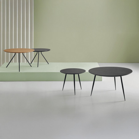 MESA CENTRO DAVID ROBLE/NEGRO