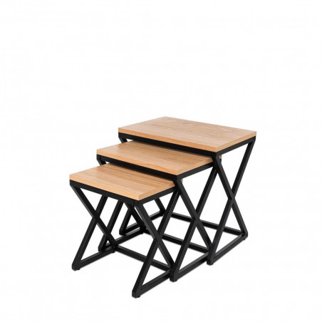 MESA CENTRO CIRO ROBLE/NEGRO