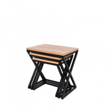 MESA CENTRO CIRO ROBLE/NEGRO