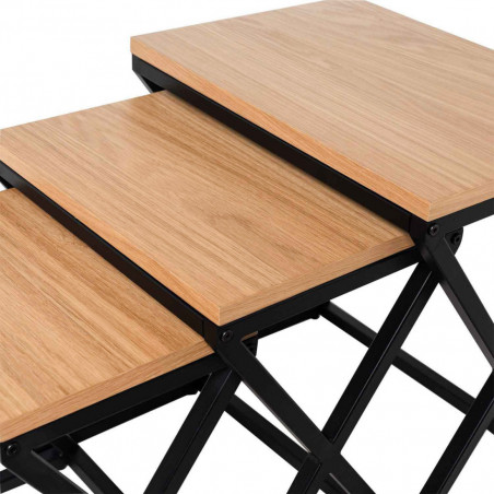 MESA CENTRO CIRO ROBLE/NEGRO