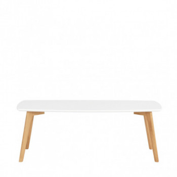 MESA CENTRO MARCO BLANCO/ROBLE 2