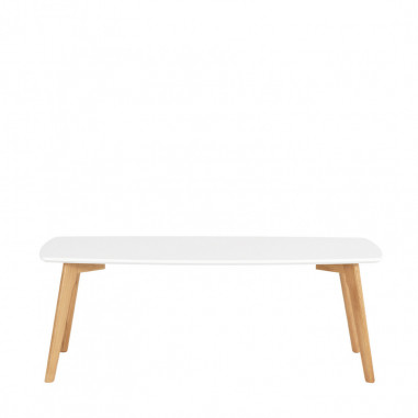 MESA CENTRO MARCO BLANCO/ROBLE