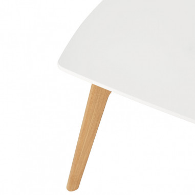 MESA CENTRO MARCO BLANCO/ROBLE