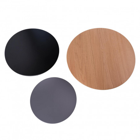 SET CENTRO TADEO ROBLE+NEGRO+GRIS