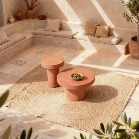 MESA CENTRO MIRKO TERRACOTA