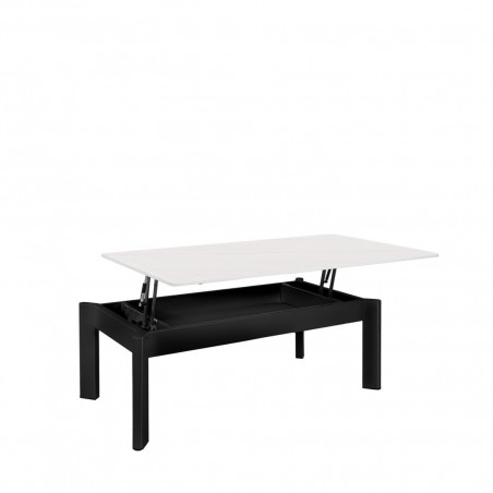 MESA CENTRO ROLAND BLANCO/NEGRO