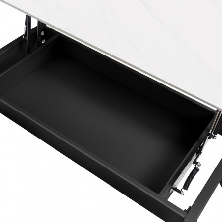 MESA CENTRO ROLAND BLANCO/NEGRO