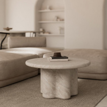 MESA CENTRO LUIGI MARMOL TRAVERTINO 2