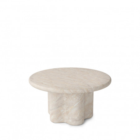 MESA CENTRO LUIGI MARMOL TRAVERTINO