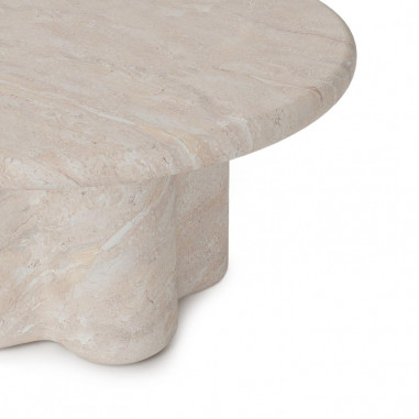 MESA CENTRO LUIGI MARMOL TRAVERTINO