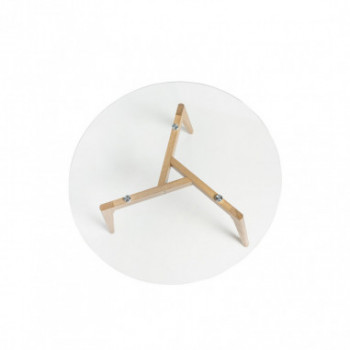 MESA CENTRO PATRICK CRISTAL/ROBLE 2