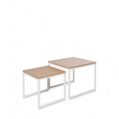 MESA CENTRO PIERO ROBLE/BLANCO