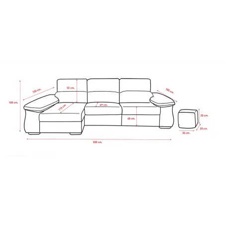 SHAISELONGUE DCHA. TAP. EDI Y MAGNOL MOD AUDI