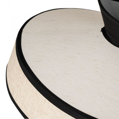 LAMPARA TECHO SERON CREMA