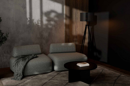 LAMPARA SUELO CHERA NEGRO