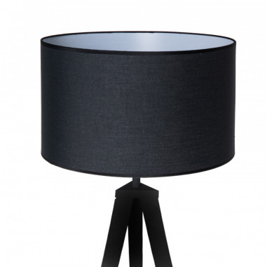 LAMPARA SUELO CHERA NEGRO